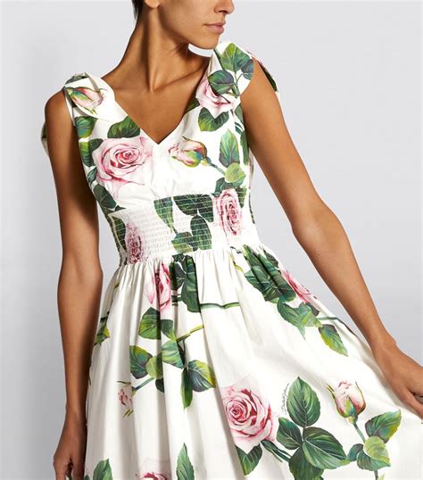 dolce & gabbana rose dress.